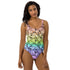 LGBTQ Rainbow Pride Aloha One-Piece Swimsuit